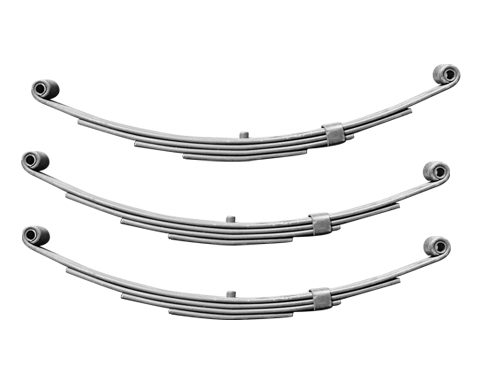 Zinc spray leaf spring