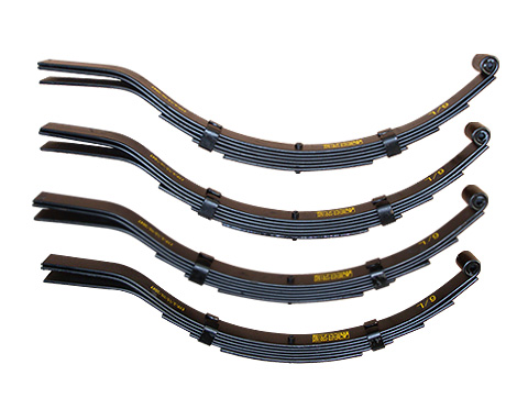 Painting leaf spring for exporting